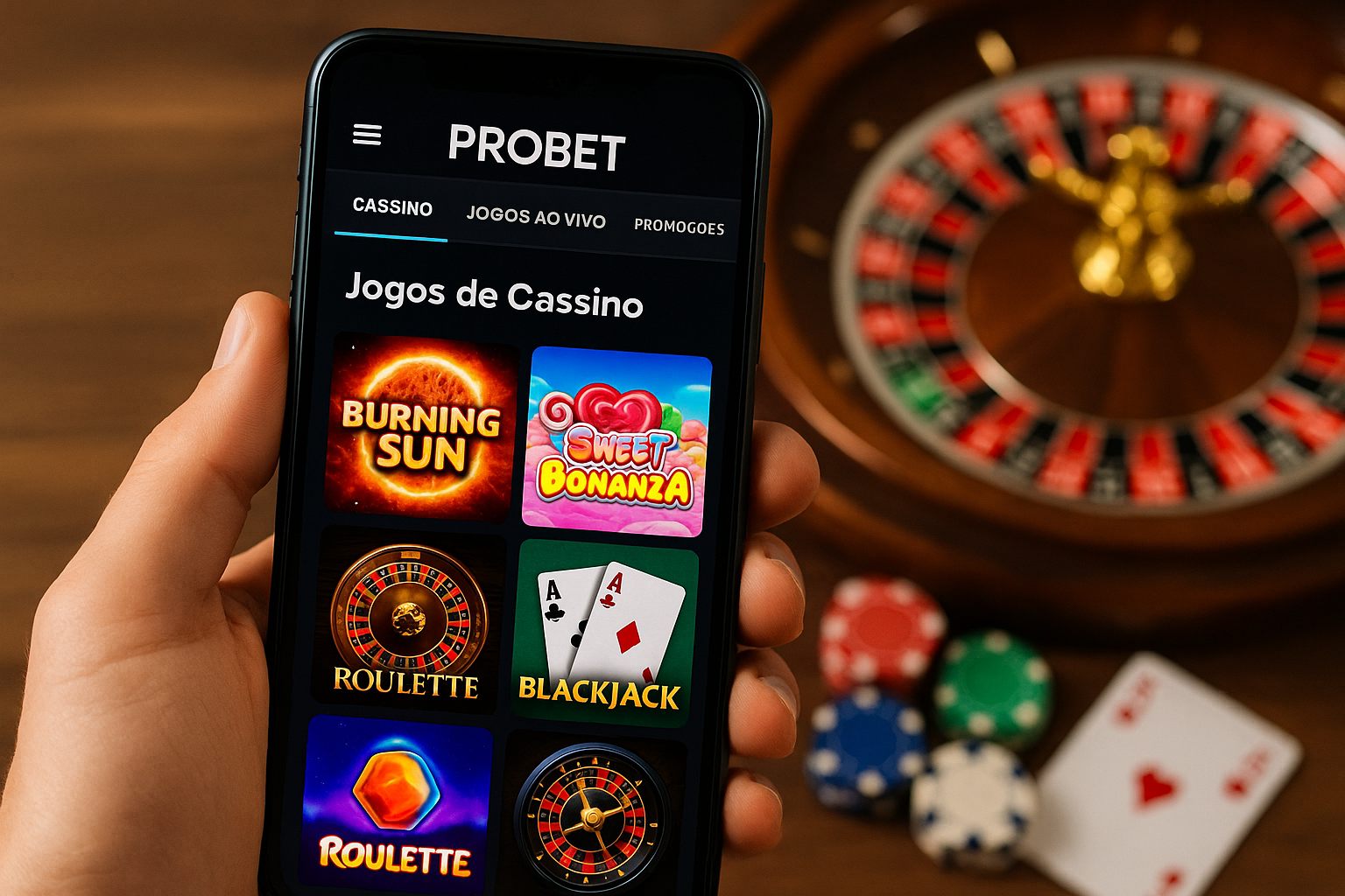 Jogos de cassino online PROBET